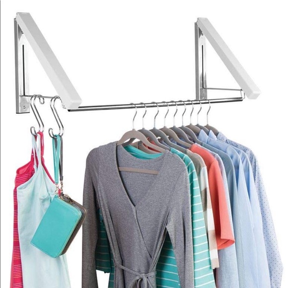 🛑SOLD🛑 wall mount clothes hanger system - Picture 2 of 8